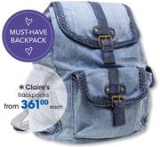 Claire's Backpack-Each