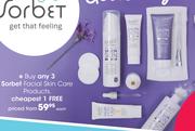 Sorbet Facial Skin Care Products-Each