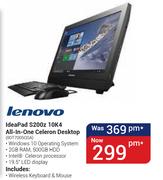 Lenovo Ideapad S200z 10K4 All In One Celeron Desktop 80T7005QSA