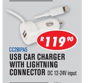 USB Car Charger With Lighting Connector CC28IPA5