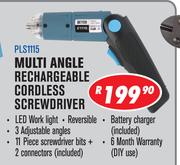 Beyer Multi Angle Rechargeable Cordless Screwdriver PLS1115