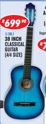 Sanchez 38 Inch Classical Guitar 4/4 Size C-38L1