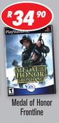 Medal Of Honor Frontline PS2 Game
