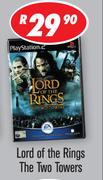 Lord Of The Rings The Two Towers PS2 Game