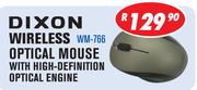 Dixon Wireless Optical Mouse With High Definition Optical Engine WM-766
