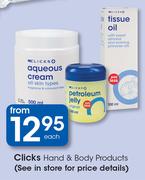 Clicks Hand & Body Products-Each