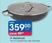 Kambrook 30Cm Saute Pan With Handles