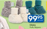 Clicks Fluffy Slippers-Per Pair