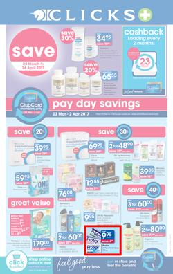 Clicks : Pay Day Savings (23 Mar - 24 Apr 2017), page 1