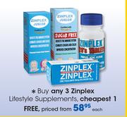 Zinplex Lifestyle Supplements-Each
