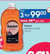 Savlon Antiseptic Liquid-3 x 750ml