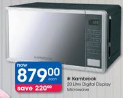 Kambrook 20Ltr Digital Display Microwave