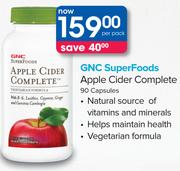 GNC SuperFoods Apple Cider Complete-90 Capsules Per Pack