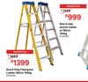 Rise 6 Step Fibreglass Ladder 180cm 150Kg 81491098