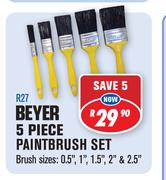 Beyer 5 Piece Paintbrush Set