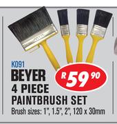 Beyer 4 Piece Paintbrush Set