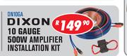 Dixon 10 gauge 500W Amplifier Installation Kit