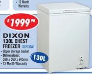 Dixon 130Ltr Chest Freezer DCF130W1