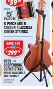 Neck Suspending Guitar Stand Height Adjustable & Foldable
