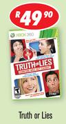 Xbox 360 Truth Or Lies