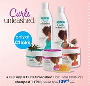Curls Unleashed Hair Care Products