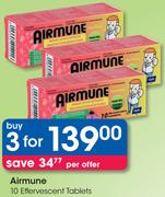 Airmune 10 Effervescent Tablets-For 3