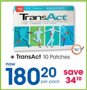 TransAct 10 Patches-Per Pack