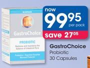 Gastro Choice Probiotic 30 Capsules-Per Pack