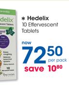 Hedelix 10 Effervescent Tablets-Per Pack