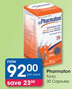 Pharmaton Tonic 30 Capsules-Per Pack