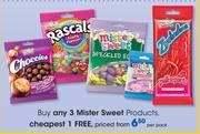 Mister Sweet Products-Per Pack