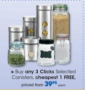 Clicks Selected Canisters-Each