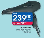 Safeway 2000 Watt Prostyle Hairdryer