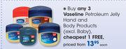 Vaseline Petroleum Jelly Hand & Body Products-Each