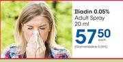 Iliadin 0.05% Adult Spray-20ml Each