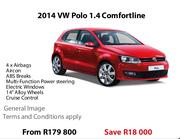 2014 VW Polo 1.4 Comfortline