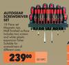 Autogear Screwdriver Set SD18PC