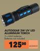 Autogear 3W UV LED Aluminium Torch LIG3WUV