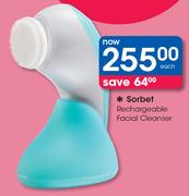 Sorbet Rechargeable Facial Cleanser-Each