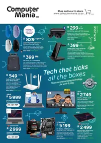 Computer Mania : Tech That Ticks All The Boxes (01 May - 31 May 2024 2024 While Stocks Last)