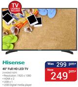 Hisense 40" Full HD LED TV HX40M2160P