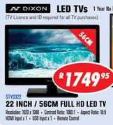 Dixon 22"/56cm Full HD LED TV-STY0322