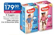 Huggies Gold Boy Or Girl Disposable Nappies Jumbo Pack-Per Pack