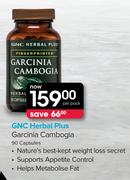 GNC Herbal Plus Garcinia Cambogia-90 Capsules pack