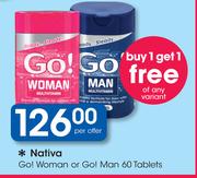 Nativa Go Woman Or Go Man 60 Tablets