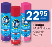 Pledge Multi Surface Cleaner-275ml Each
