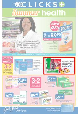 Clicks : Summer Health (19 Sep - 12 Oct 2014), page 1