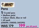 BIC Pens-60's Per Pack