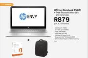 HP Envy Notebook 15 i7 With Free Microsoft Office 365 & Carry case