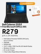 Dell Celeron 3552 + Free Microsoft Office 365